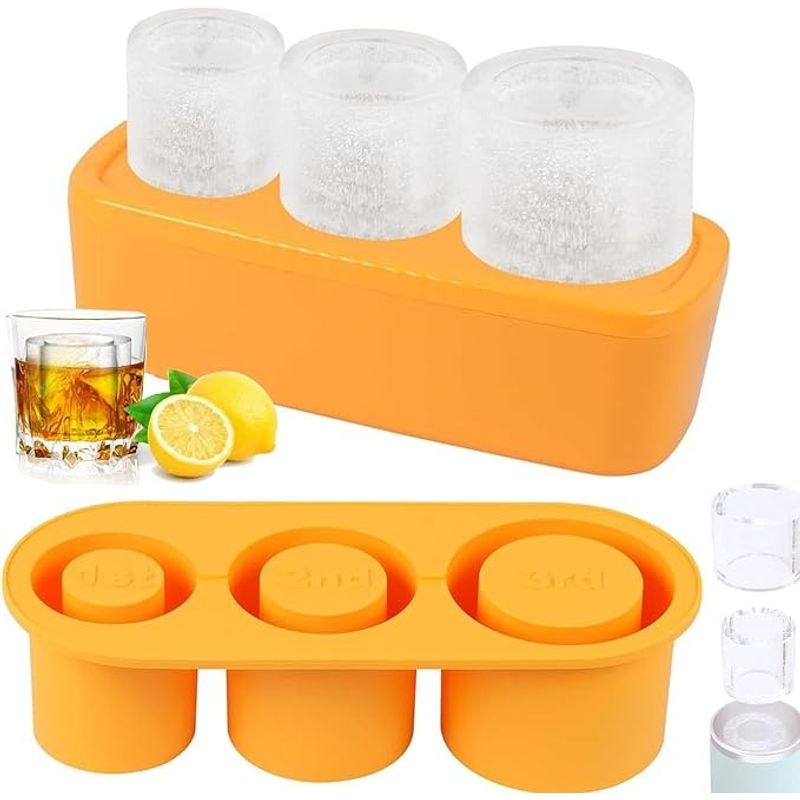 GENERICO - Molde Hielo Silicona Para Vaso Termo Stanley Bandeja Hielera