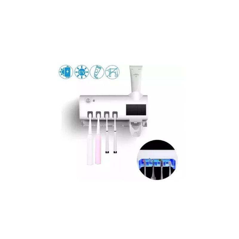 GENERICO - Porta Cepillo Dispensador De Crema Dental
