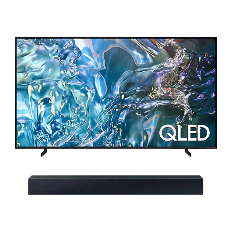 SAMSUNG - Combo Samsung Televisor QN50Q60DA QLED 4K + Barra Sonido HWC400_.