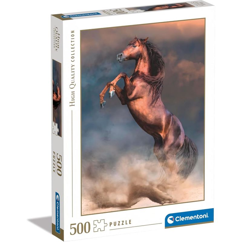CLEMENTONI - Rompecabezas 500 Piezas Caballo Salvaje Clementoni Adultos