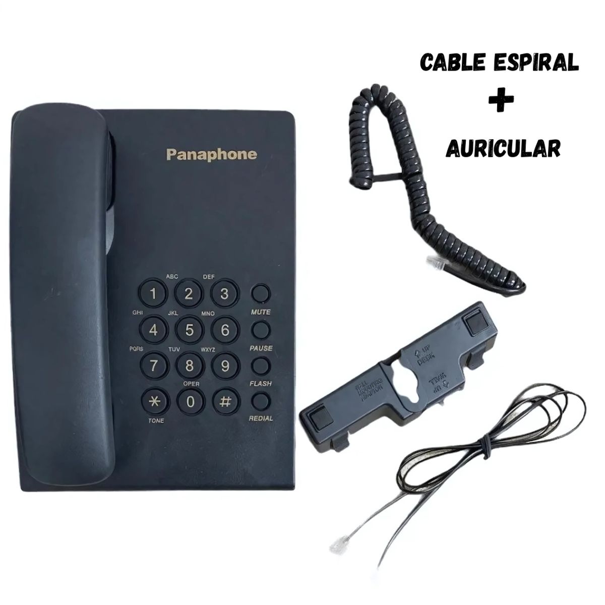 GENERICO - Teléfono Fijo Alambrico Panaphone Tsb670 Telefono De Mesa