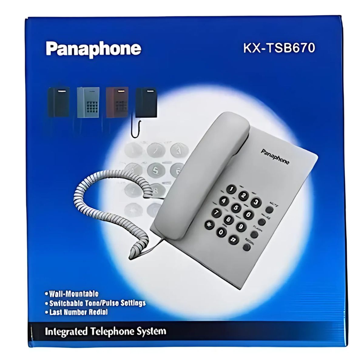 GENERICO - Teléfono Fijo Alambrico Panaphone Tsb670 Telefono De Mesa