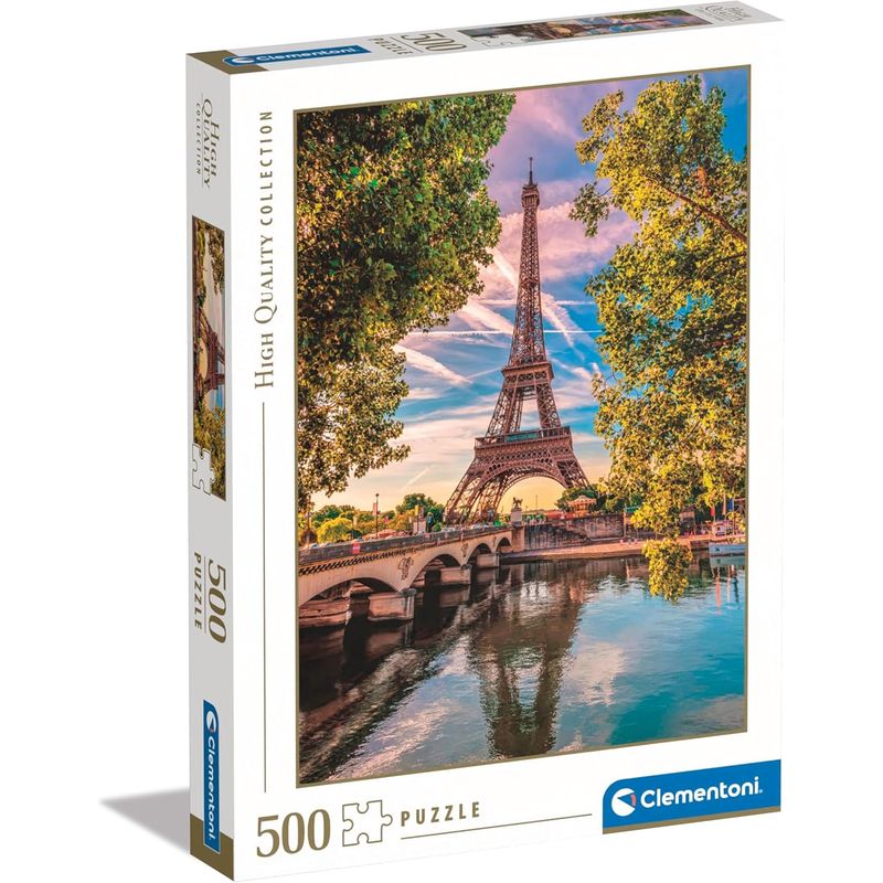 CLEMENTONI - Rompecabezas 500 Piezas Torre Eiffel París Clementoni