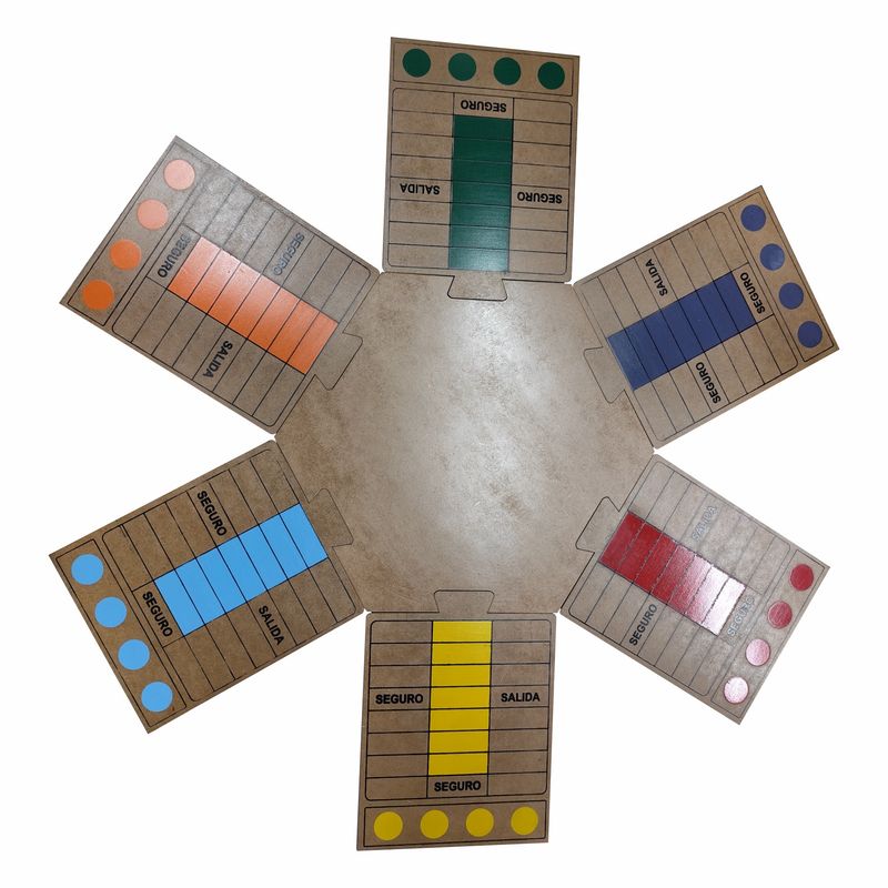 MAFEGO - Juego De Mesa Parques Desarmable Modular Madera