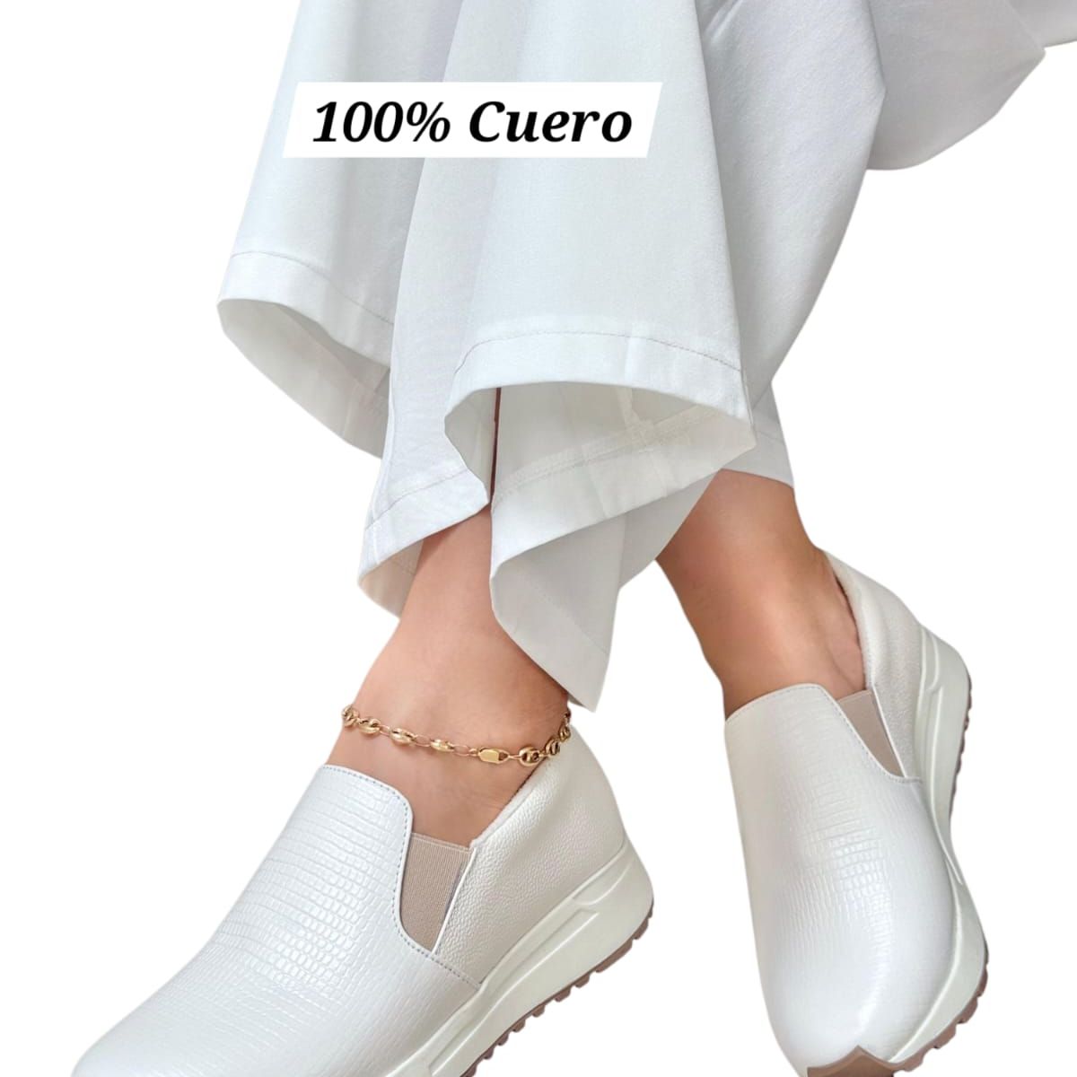 EVEGONZ - Zapato Casual en Cuero Babucha Comoda Para Mujer