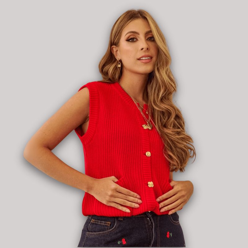 FG STORE - Chaleco Mujer Sweater Paris