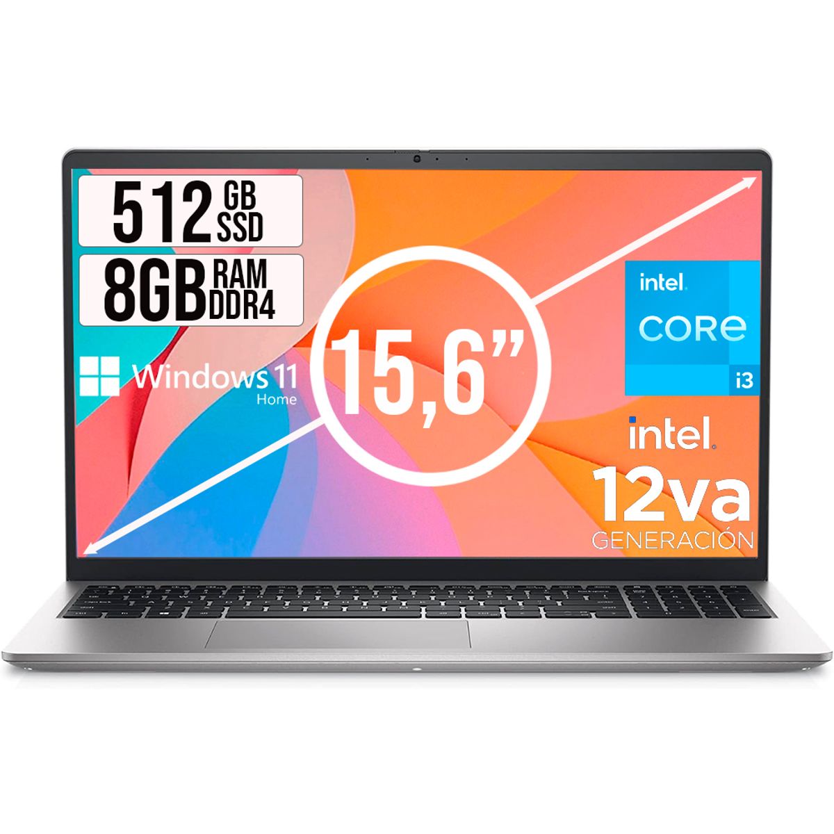 DELL - DELL INSPIRON INTEL CORE I3 1215U SSD 512GB RAM 8GB LED 156 FHD LIC W11 HOME