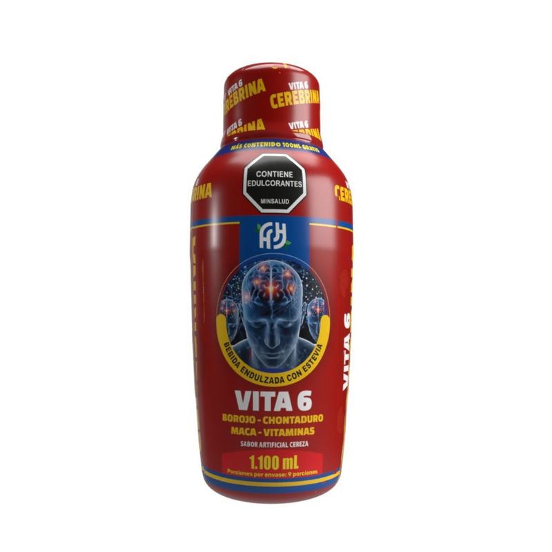 NATURAL ENERGY PRODUCTS - Vita 6 Cerebrina BOROJO CHONTADURO MACA