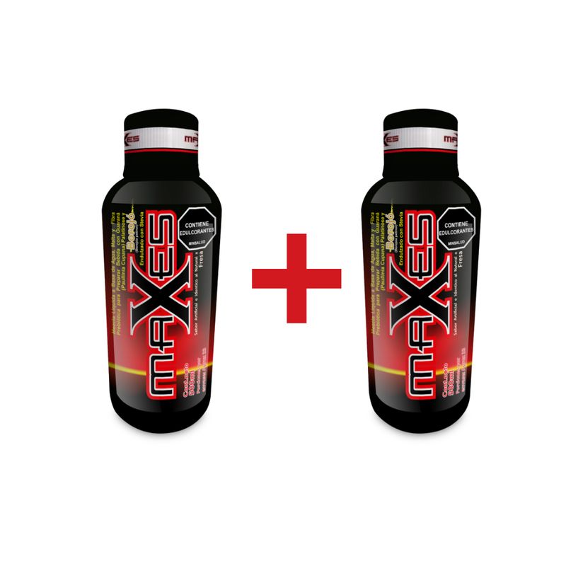 NATURAL ENERGY PRODUCTS - MAXES 500ML EXTRAXTO DE TE GUARANA ARANDANO BOROJO  INVIMA X2
