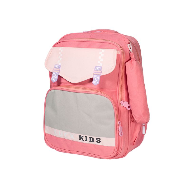 YOI - Morral para niños con cartuchera y asas ajustables