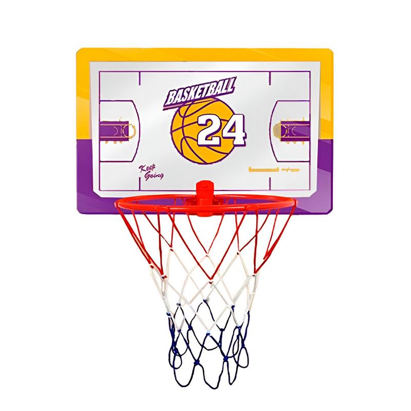 GENERICO - Cancha Canasta Baloncesto Basketbal Basquet Pared + Balon