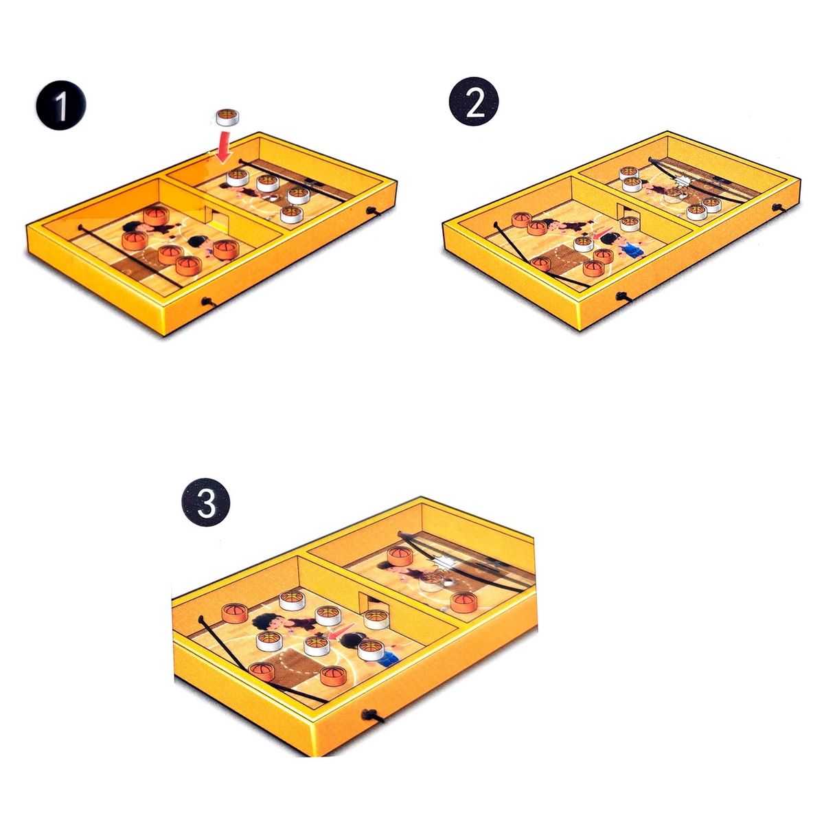 GENERICO - Juego De Mesa Baloncesto Basquet Tablero Portátil Niños