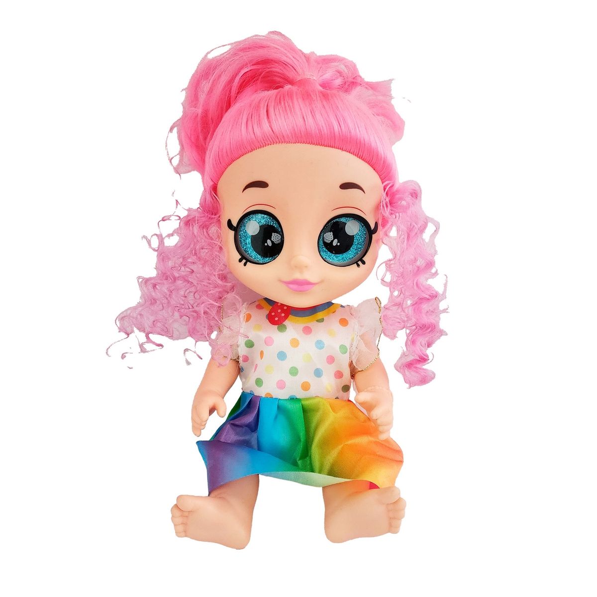 GENERICO - Muñeca Ojos Expresivos Bebe Con Sonidos Juguete Niñas