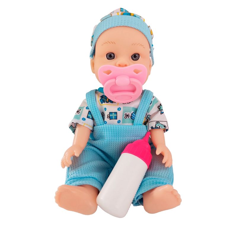 GENERICO - Muñeco Bebe Tetero Chupo Niñas Baby Infantil Juguete Pijama