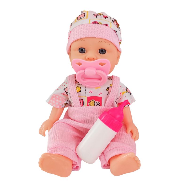 GENERICO - Muñeco Bebe Tetero Chupo Niñas Baby Infantil Juguete Pijama