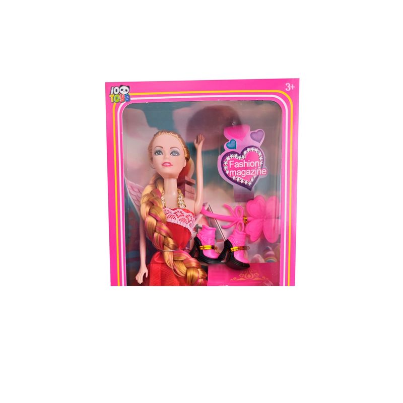 GENERICO - Muñeca Vestido Accesorios Zapato Juguete Niñas Interactiva