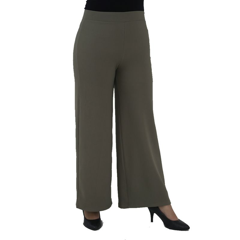 L Y H - Pantalon Para Mujer Verde Marca L&H