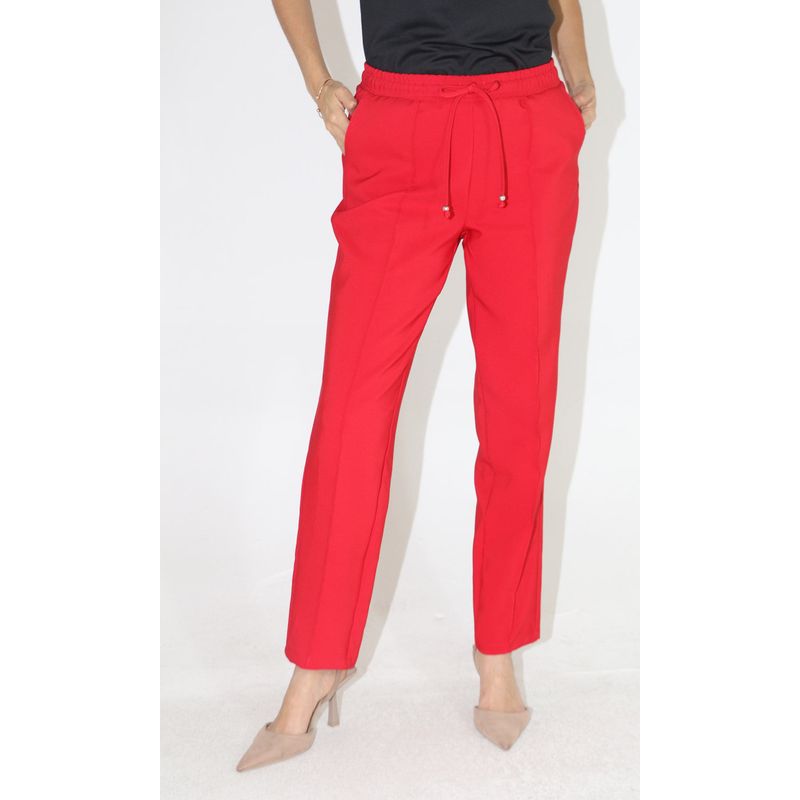 L Y H - Pantalon Para Mujer Rojo Marca L&H