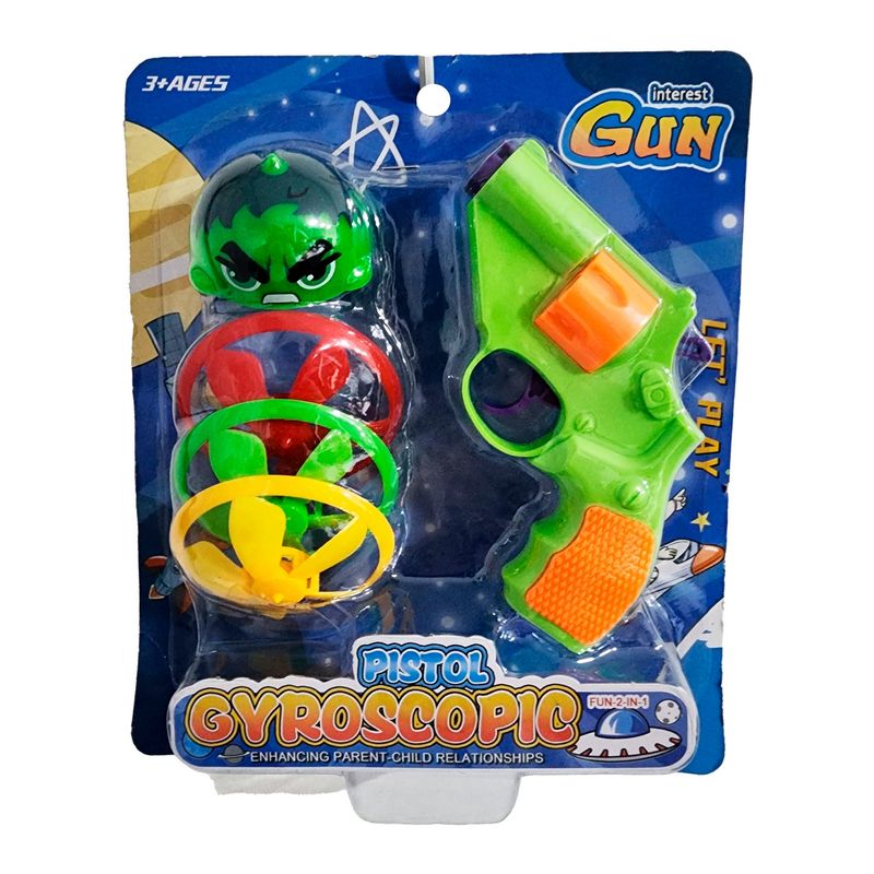 GENERICO - Pistola Lanza Tazos Juguete Hulk Niño Interactivo