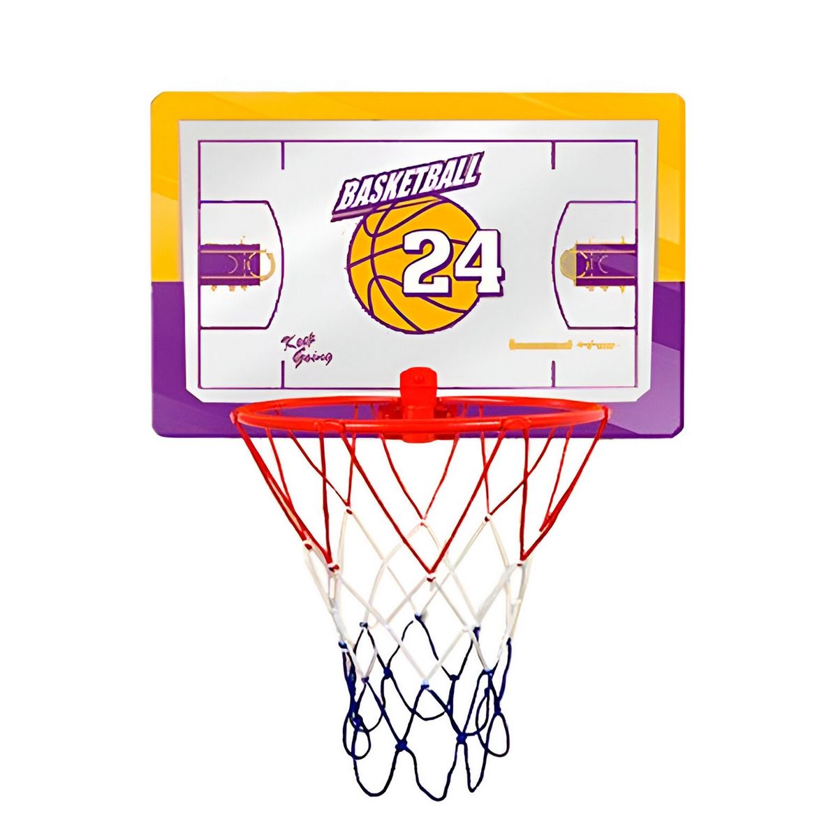 GENERICO - Cancha Canasta Baloncesto Basketbal Basquet Pared + Balon