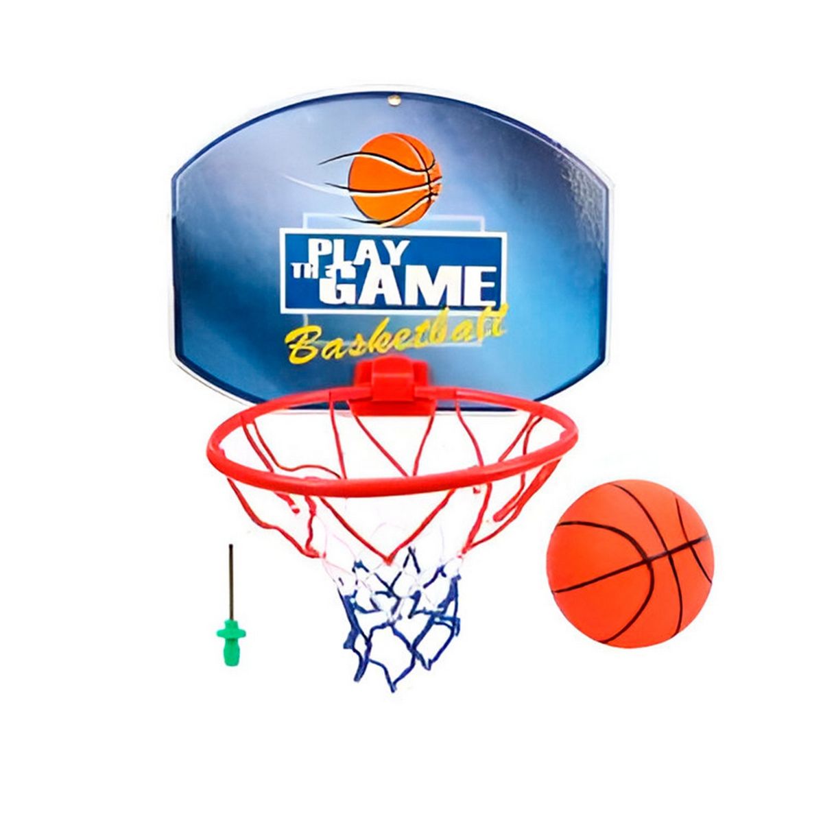 GENERICO - Cancha Canasta Baloncesto Niño Basketbal Pared + Balon