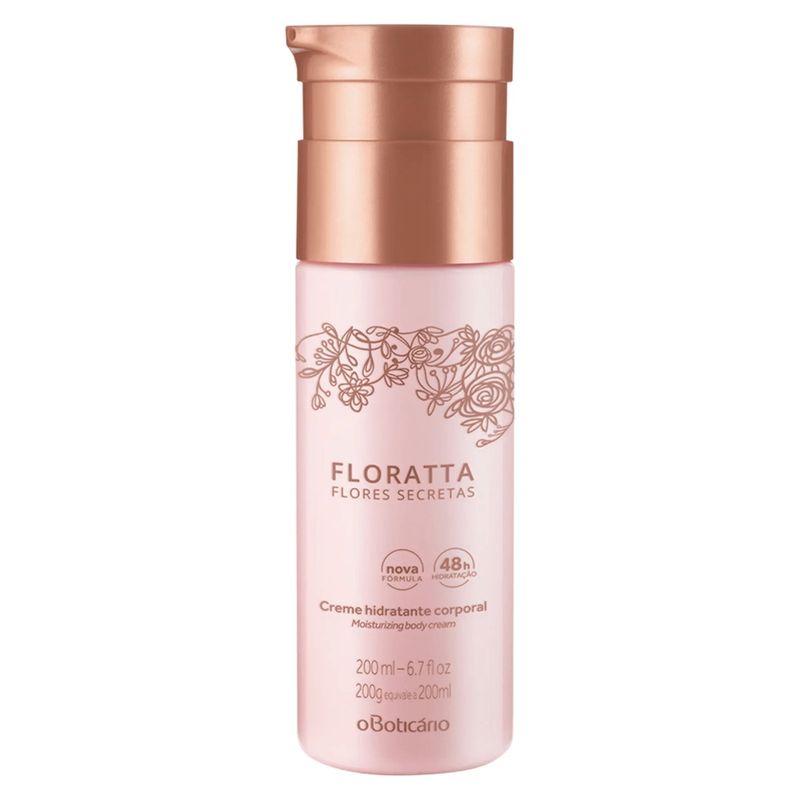 O BOTICARIO - Crema hidratante Floratta Flores Secretas Oboticario 200 ml