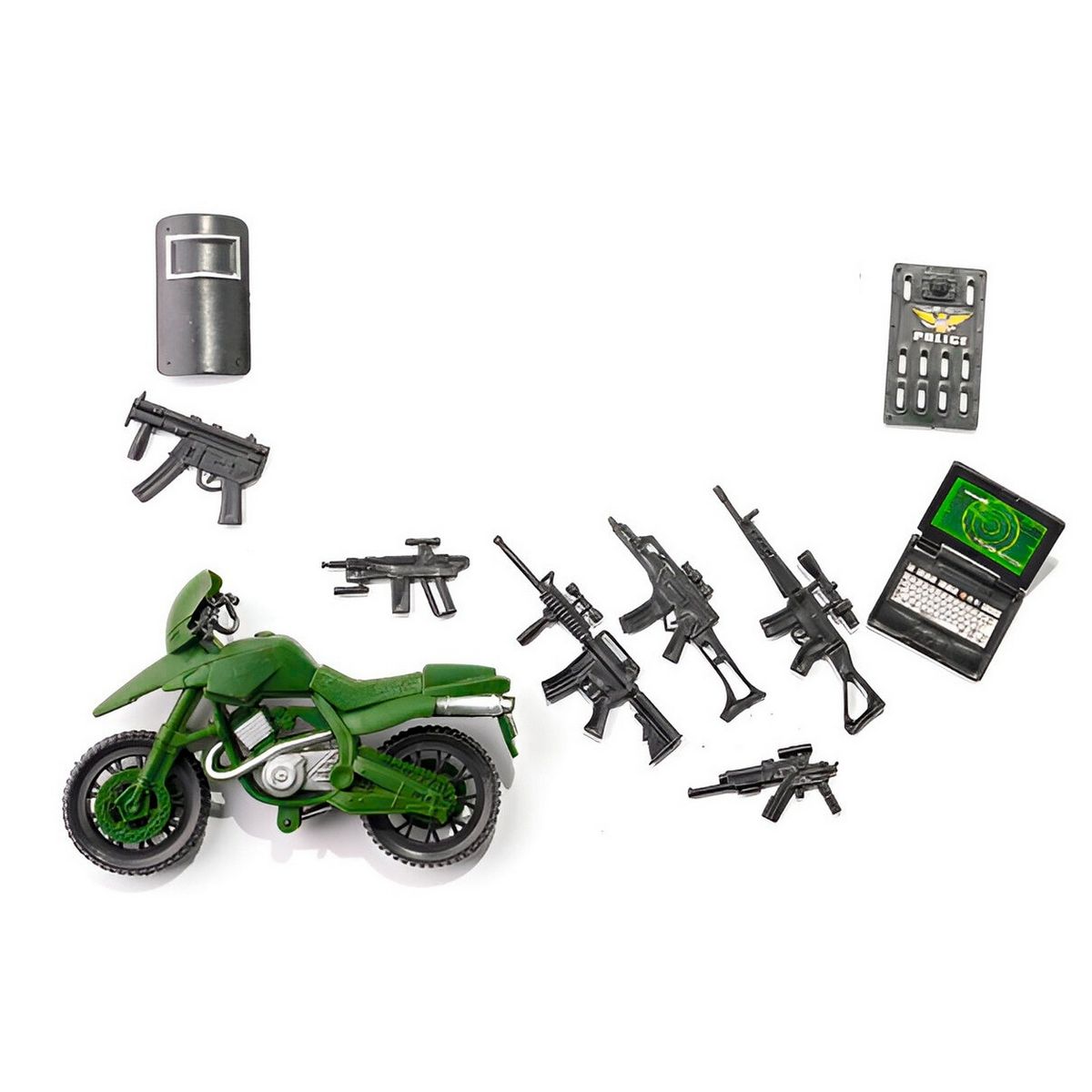 GENERICO - Soldados Militar Combo Juguete Niños Set Accesorios Rol