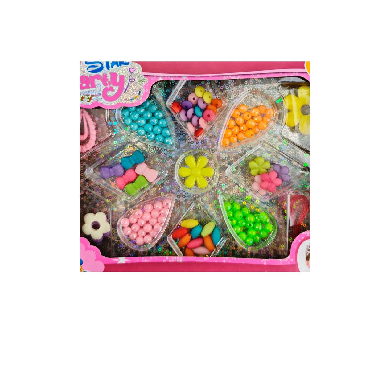 GENERICO - Set Kit Para Hacer Pulseras Niña Style Multicolor