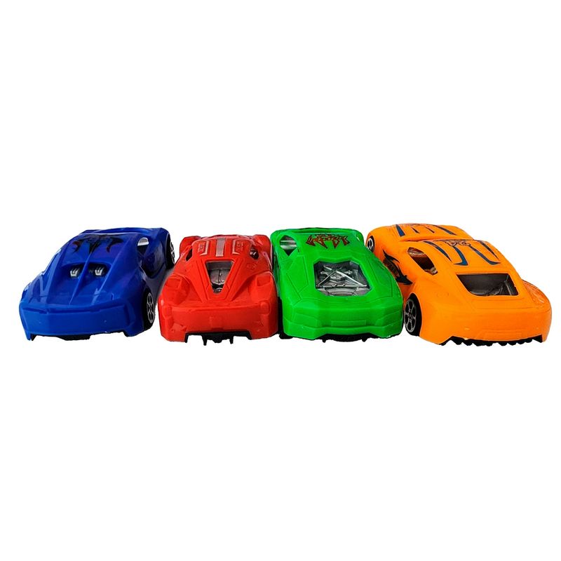 GENERICO - Carro Carreras Deportivos Colección Juguete Niño X 4 Und