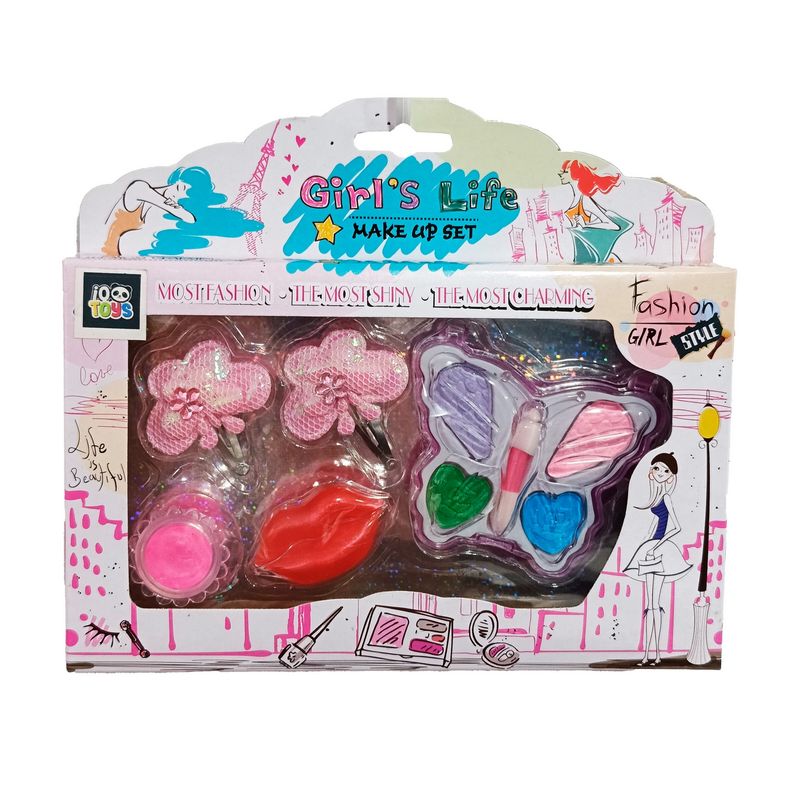 GENERICO - Kit De Maquillaje Para Niñas Juguete Princesas Mariposa