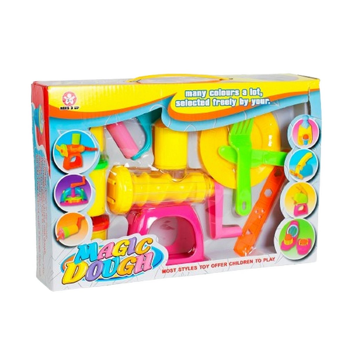 GENERICO - Set  Kit Fabrica De Helados Postres Plastilina Juguete Niño