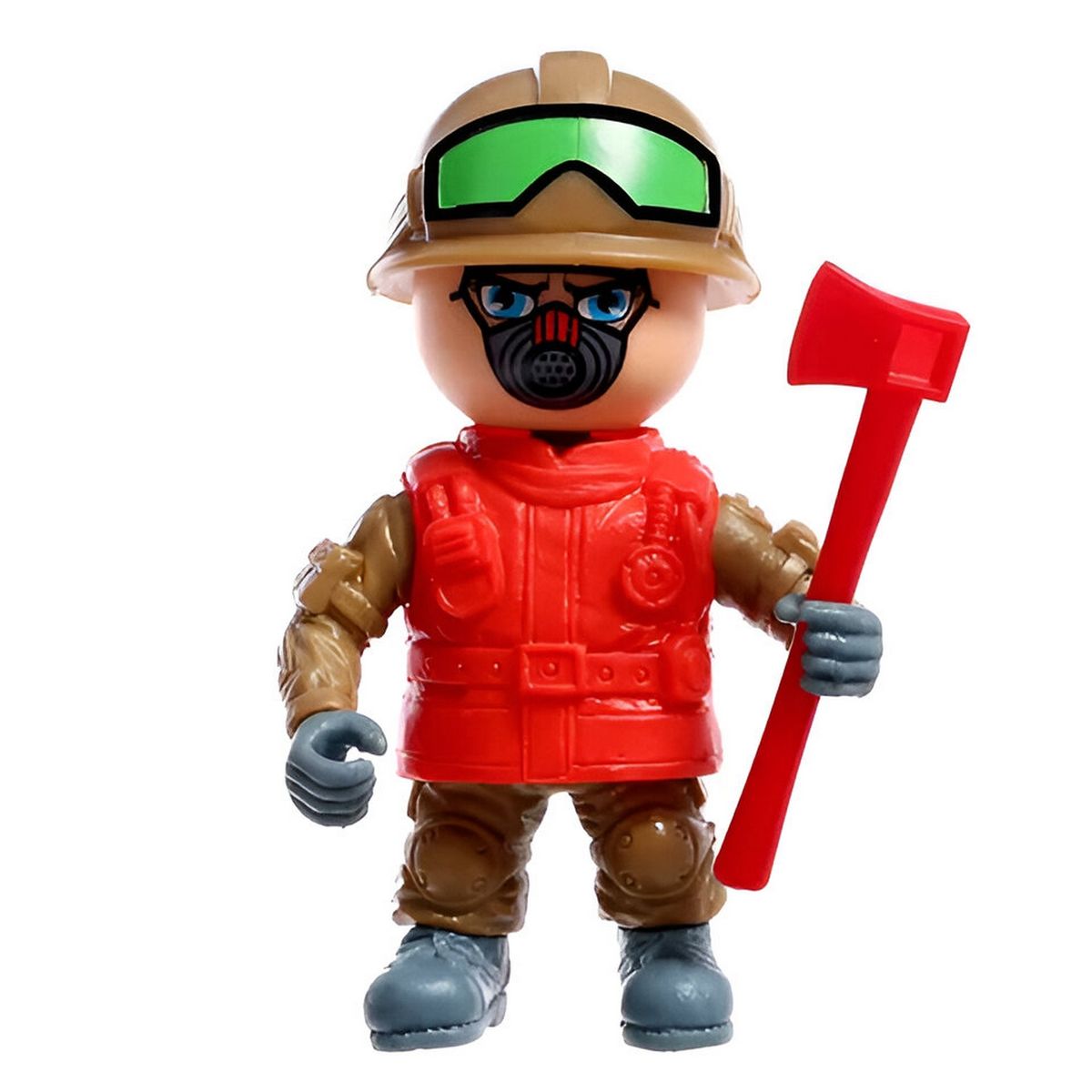 GENERICO - Figura Bombero Juguete Con Accesorios Herramientas Niños