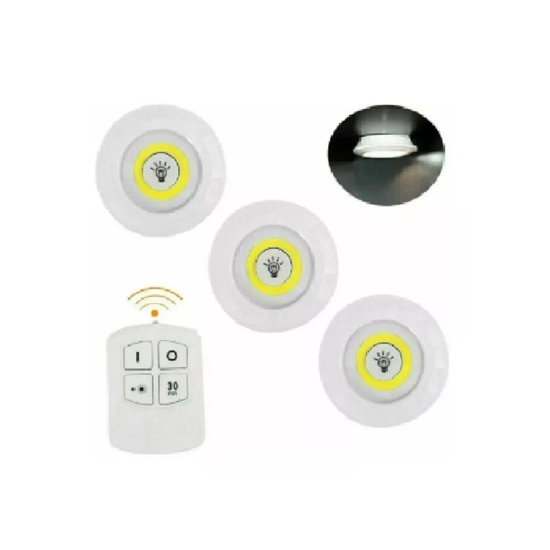 GENERICO - SET DE 3 LUCES CON CONTROL