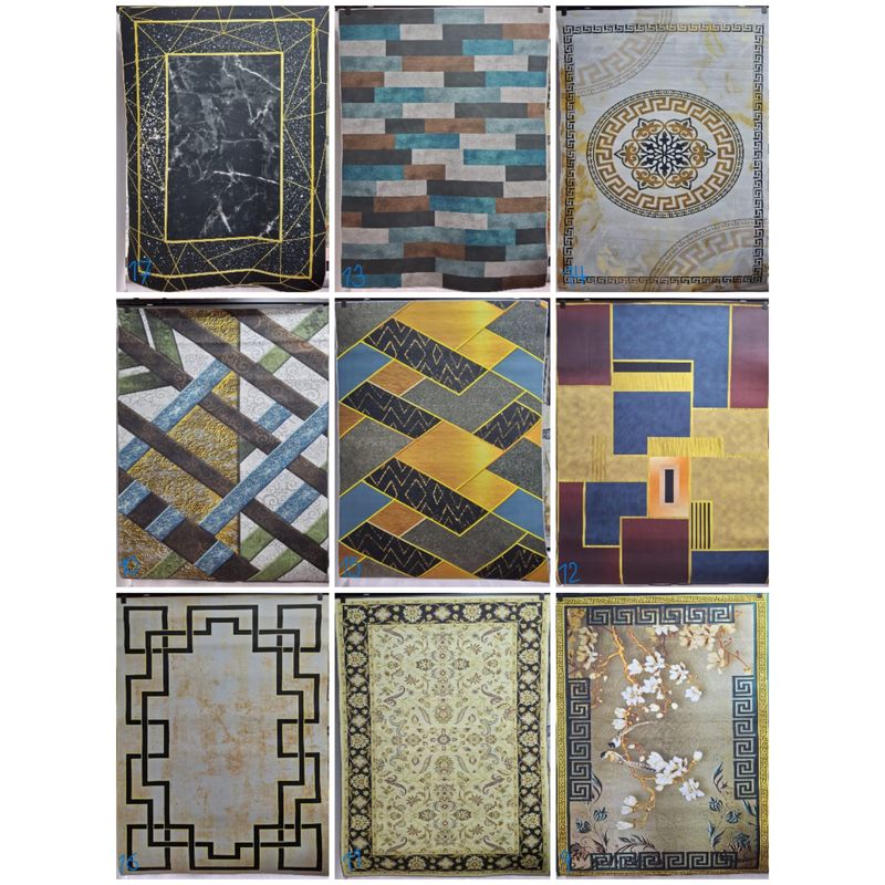 GENERICO - Alfombra Moderna Diseños 2x150 m  Tapete Elegante y Cómodo