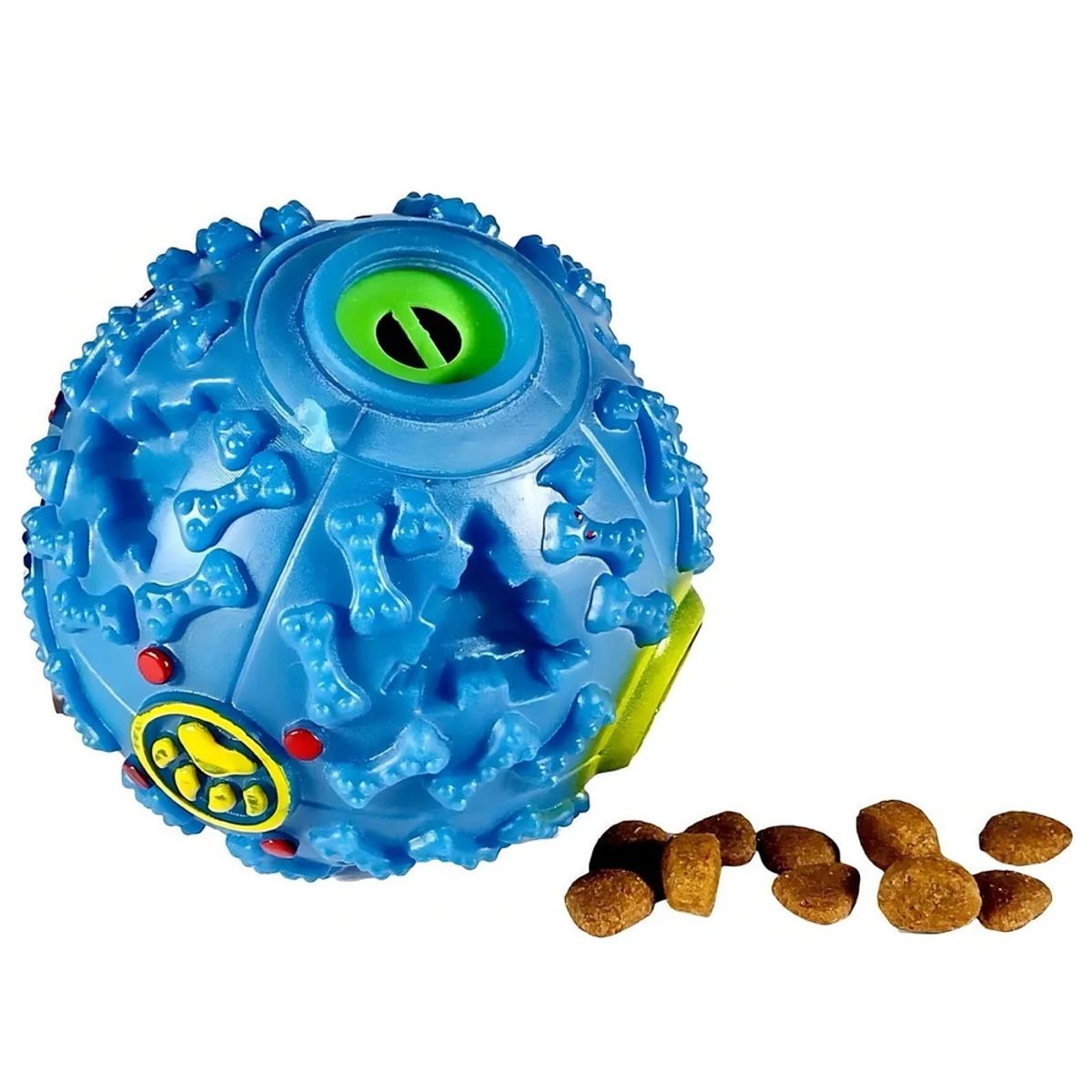 GENERICO - Pelota Dispensador De Comida Para Mascotas - AZUL