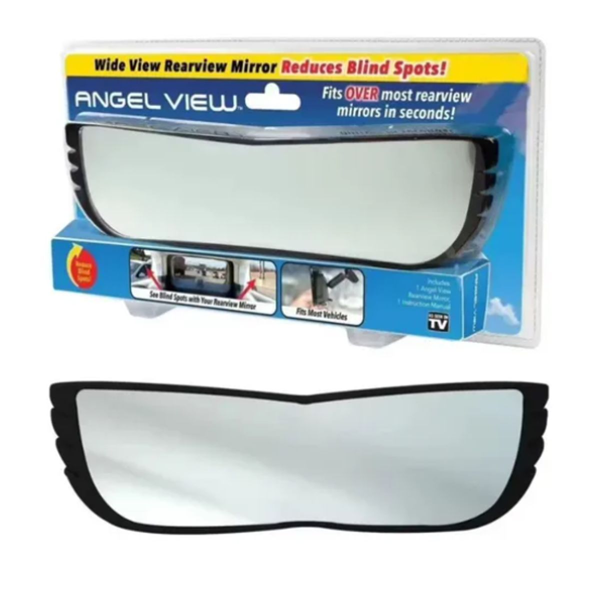 INNOVA - Espejo Retrovisor Para Vehiculos Gran Angular Seguridad