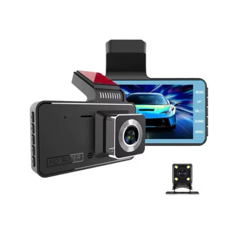 INNOVA - Dvr Camara Seguridad Para Vehículo Con Camara Trasera Full