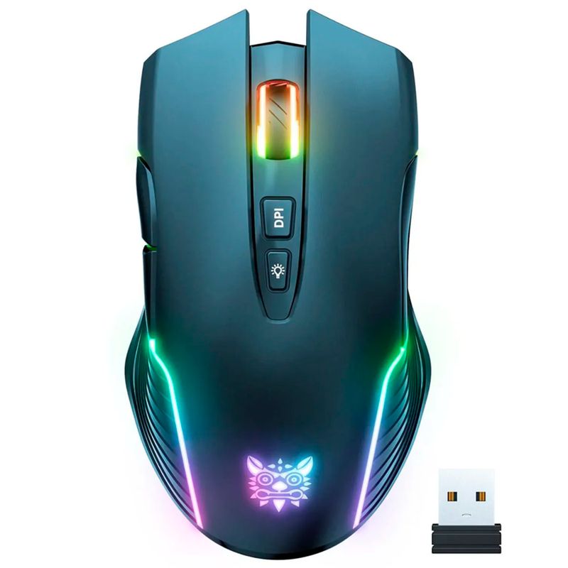 ONIKUMA - Mouse Gamer Onikuma Cw905 Inalámbrico Negro Rgb