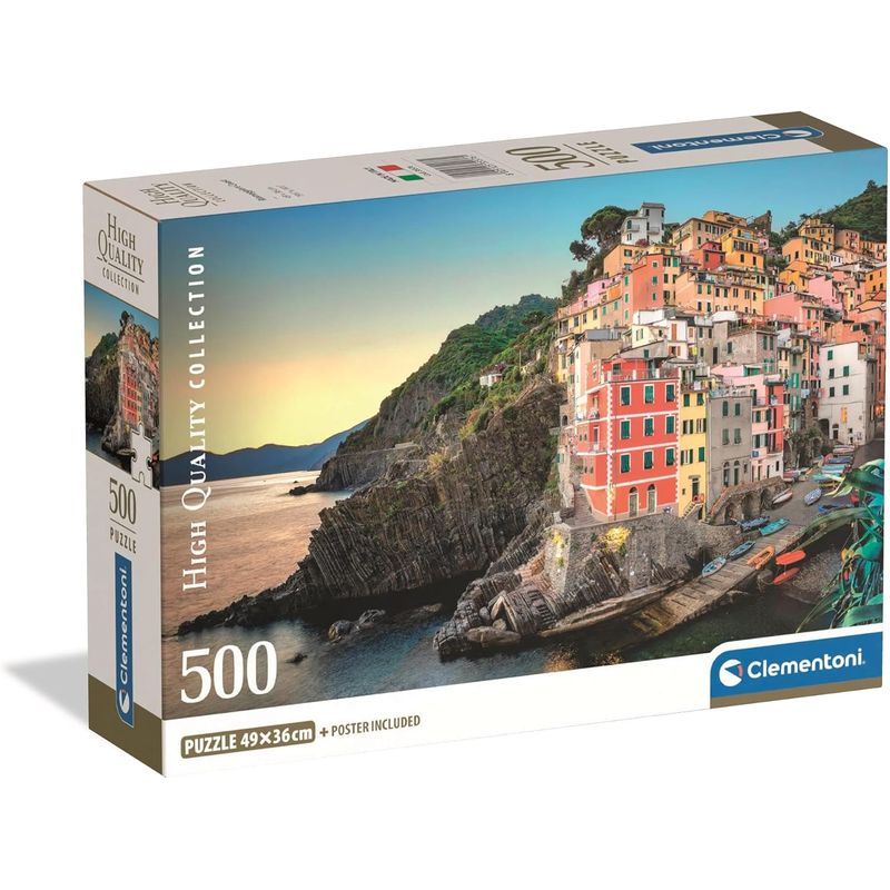 CLEMENTONI - Rompecabezas 500 Piezas Riomaggiore Italia Clementoni