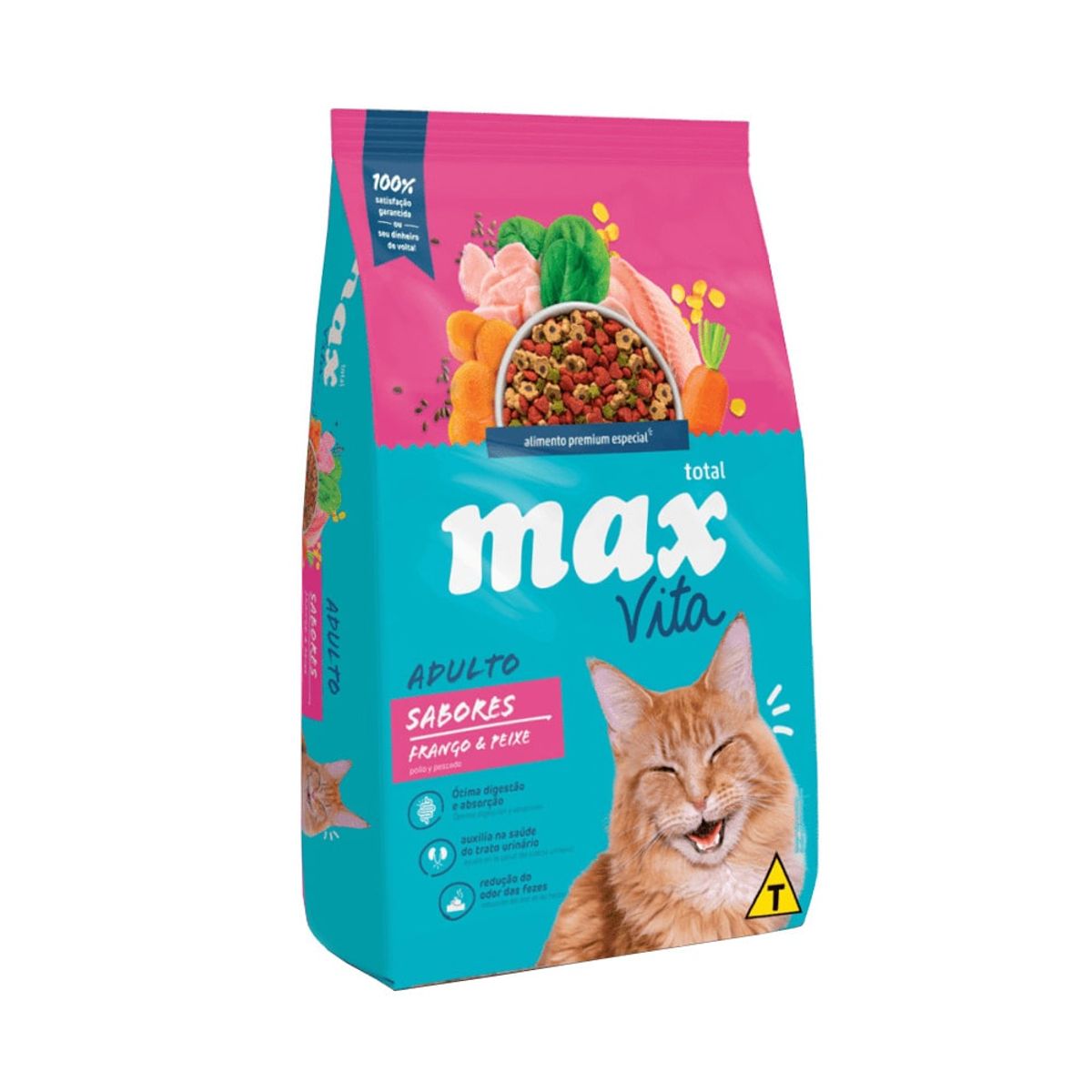 TOTAL MAX - Alimento Max Vita Gato Adulto Sabores Pollo Y Pescado 3Kg