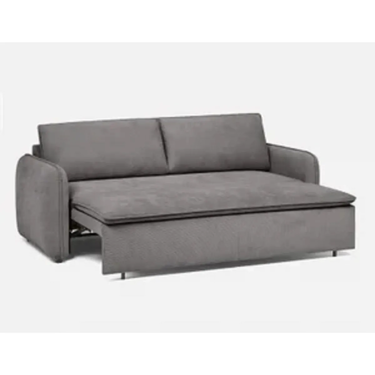 SOFA MARKET - Sofa Cama Cajon Max 2 Puestos Tela Gris