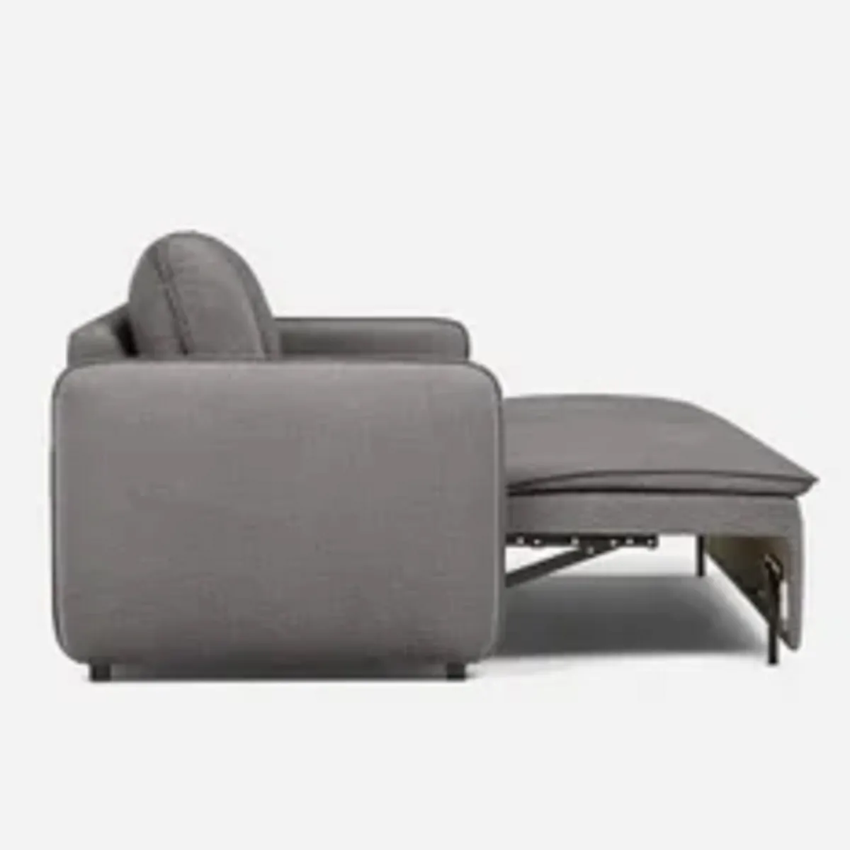 SOFA MARKET - Sofa Cama Cajon Max 2 Puestos Tela Gris