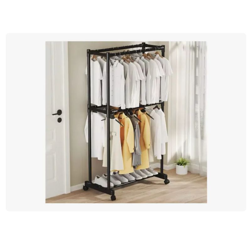 INNOVA - Organizador De Ropa Doble Elegante Innovo Home