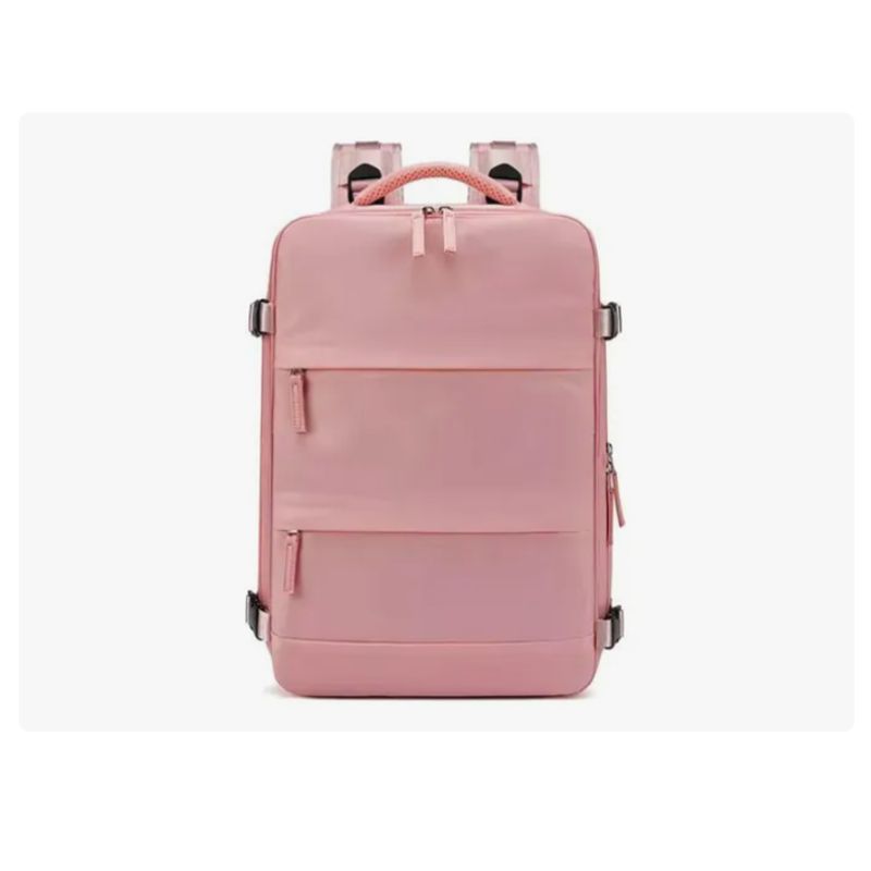 INNOVA - Maleta Morral Para Laptop Puerto Usb Viajero Práctico Amaz Rosa