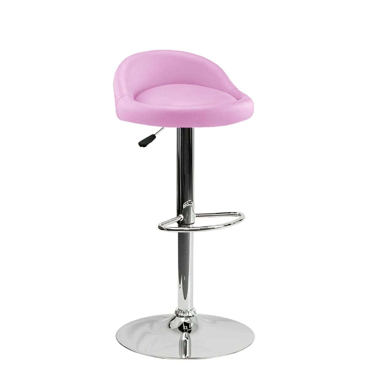 DIMATEX LEON - Silla Bar Butaco Alta Giratoria Barra Bar Cocina Refsantana Lila