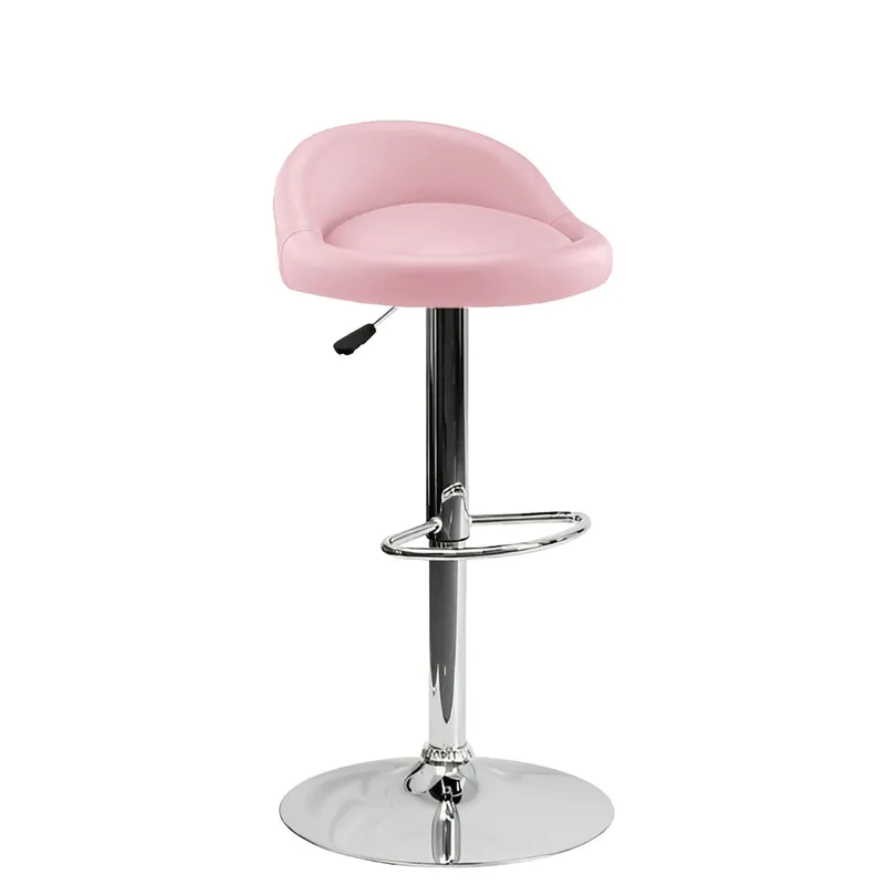 GENERICO - Silla Bar Butaco Alta Giratoria Barra Bar Cocina Refsantana Rosa