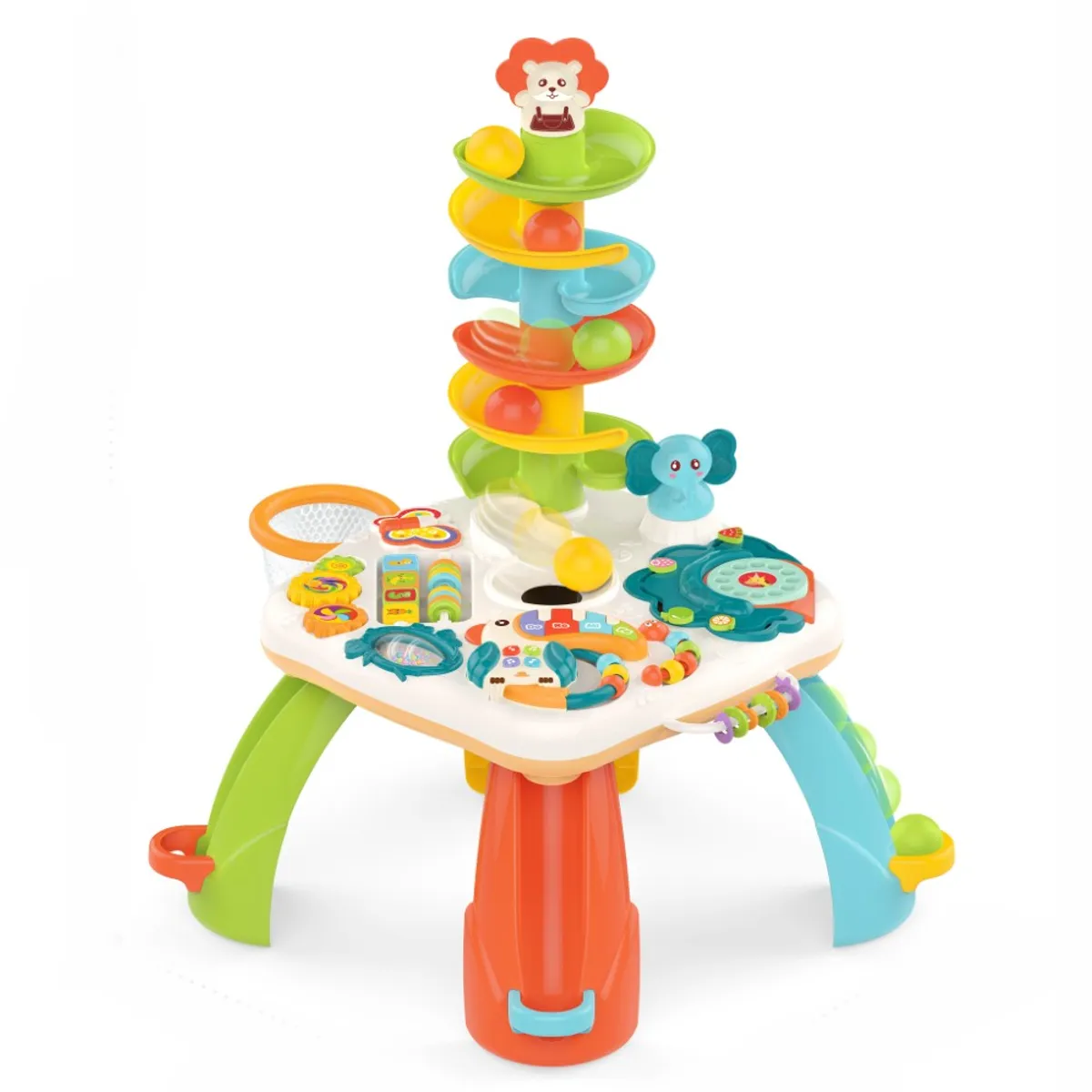 HUANGER - Mesa de actividades didácticas para bebés con juegos accesorios Huanger