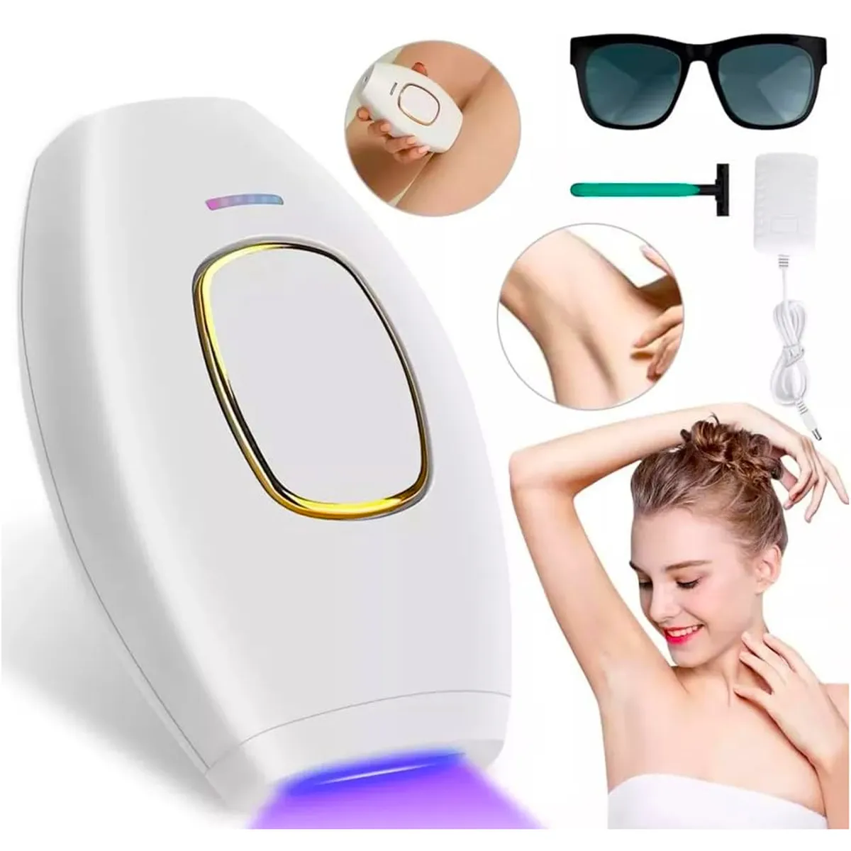 ONE PIXEL - Depiladora Laser Profesional IPL 110V Removedor Permanente