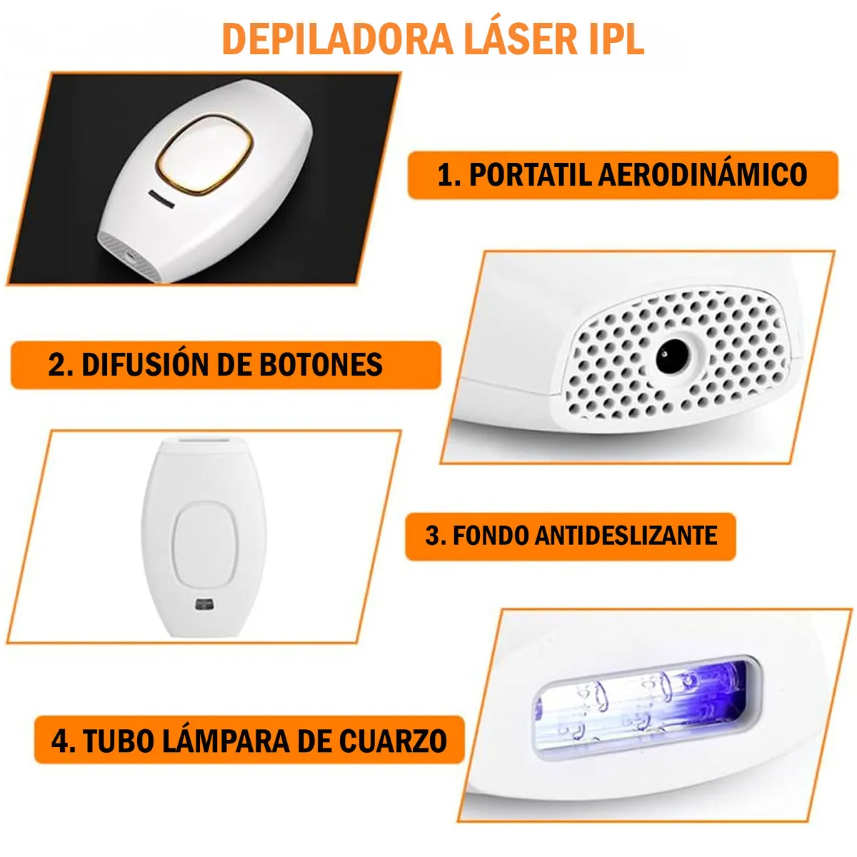 ONE PIXEL - Depiladora Laser Profesional IPL 110V Removedor Permanente