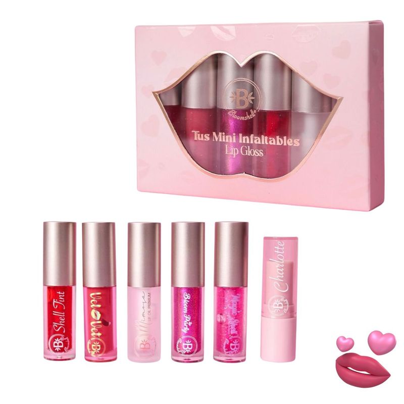 GENERICO - Brillo Labial ¡6 Brillos Labiales para Robar Miradas